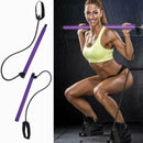 Exercise Pilates Bar Kit with Resistance Band Pilates Stick Toning